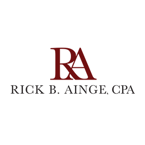 RA Rick B. Ainge logo